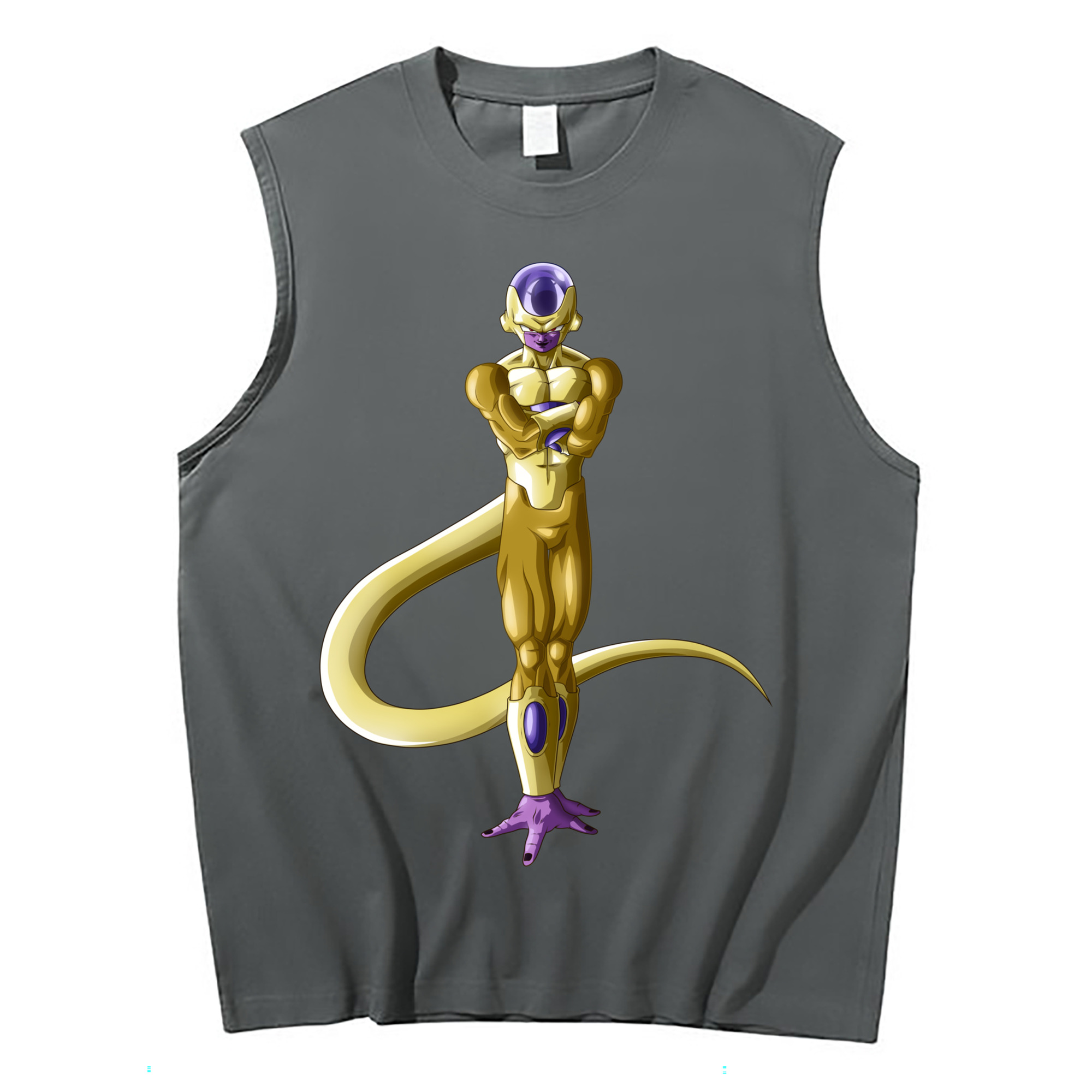 （画像用） ドラゴンボール フリーザ DRAGON BALL Frieza コットン100％タンクトップ（フロントプリント）